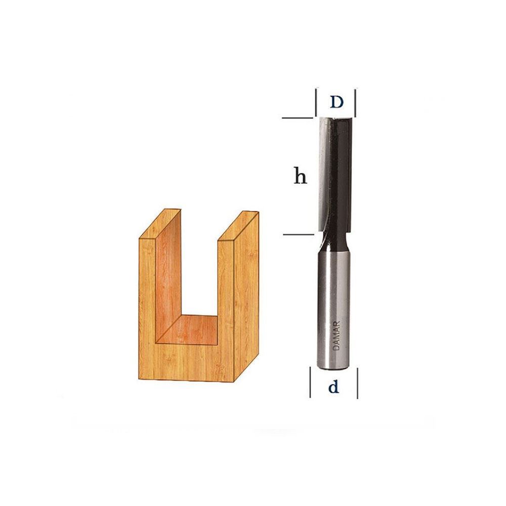تیغ فرز نجاری (تیغ شیار زن کف بردار) کد DM-H020803CL دامار DAMAR 