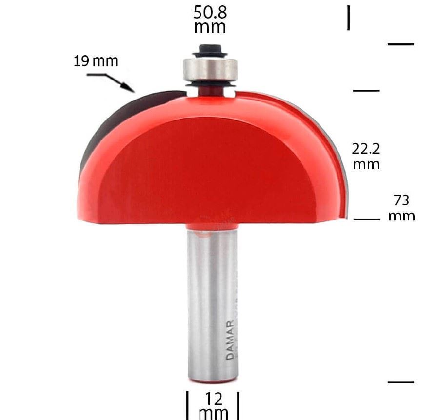 تیغ فرز نجاری کد DM-725084 S.A دامار DAMAR	