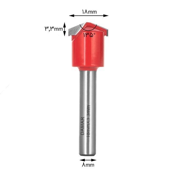 تیغ فرز نجاری کد DM-081803TA-135 دامار DAMAR	