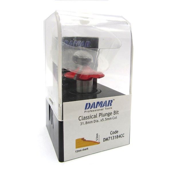 تیغ فرز نجاری (تیغ V دوپله) کد DM713184CC دامار DAMAR	