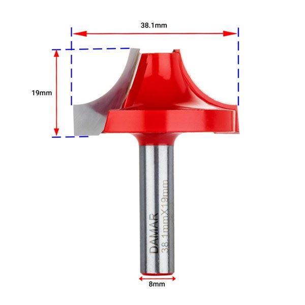 تیغ فرز نجاری (تیغ بانکی) کد DM103813 S.A دامار DAMAR	