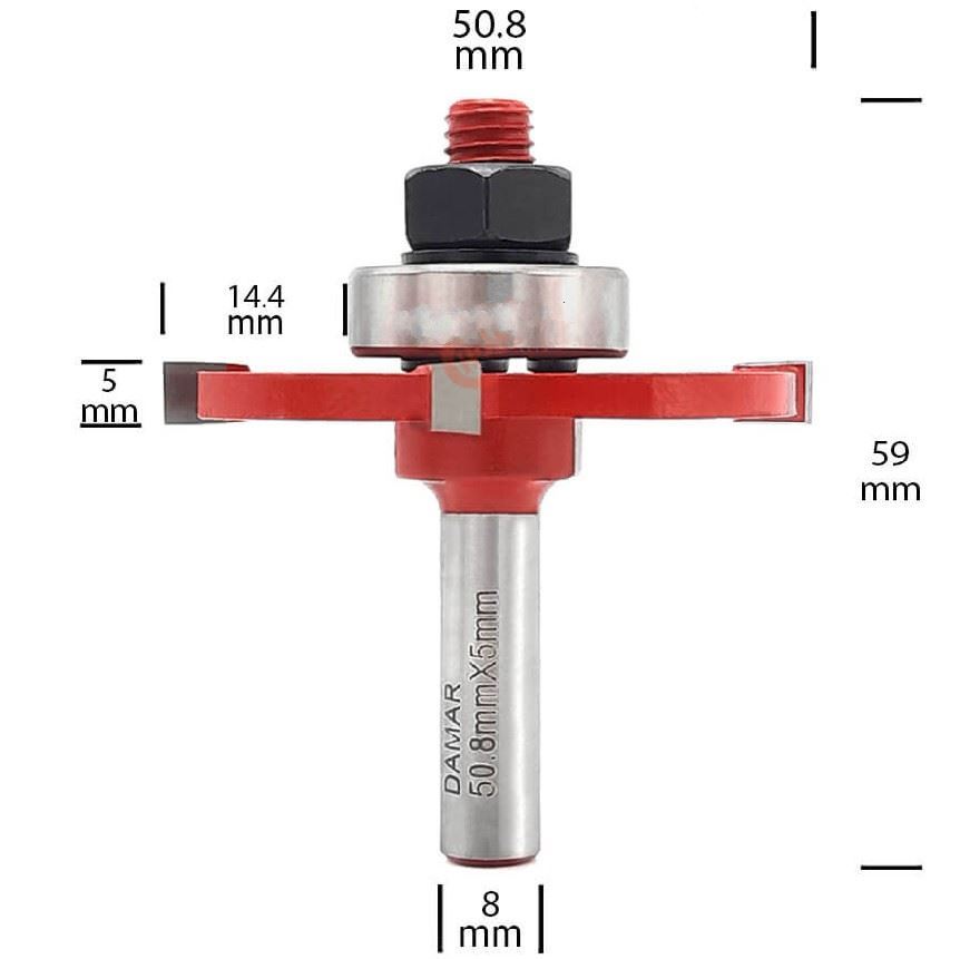 تیغ فرز نجاری کد DM-705083F-4 S.A دامار DAMAR	