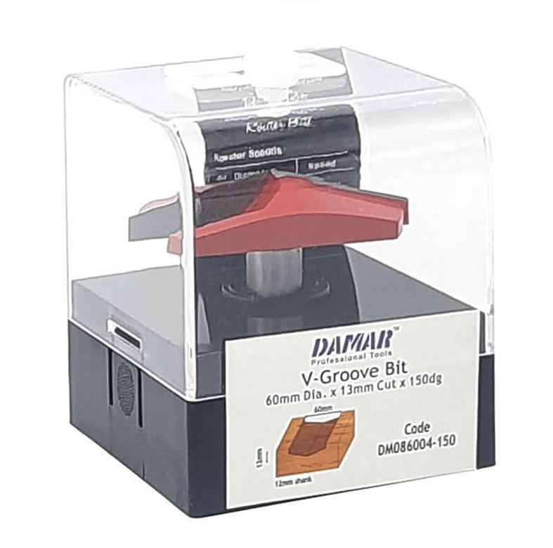 تیغ فرز نجاری (Vشکل) کد DM086004-150 S.A دامار DAMAR	