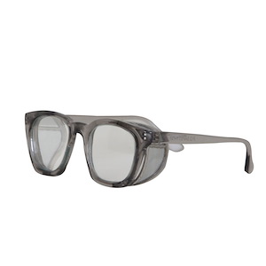 عینک ایمنی بغل توری سفید PARS OPTIC