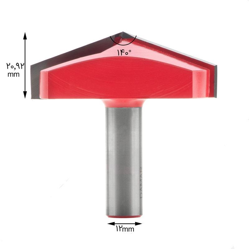 تیغ فرز نجاری (Vشکل) کد DM086004-140 دامار DAMAR	