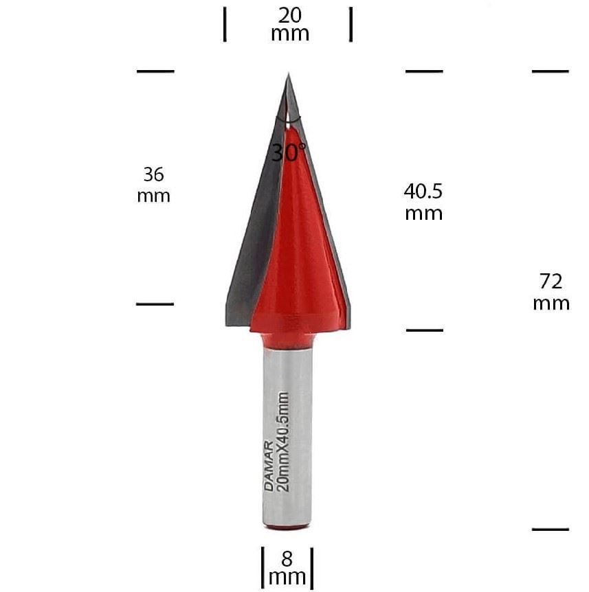 تیغ فرز نجاری کد DM-082003-30 دامار DAMAR	