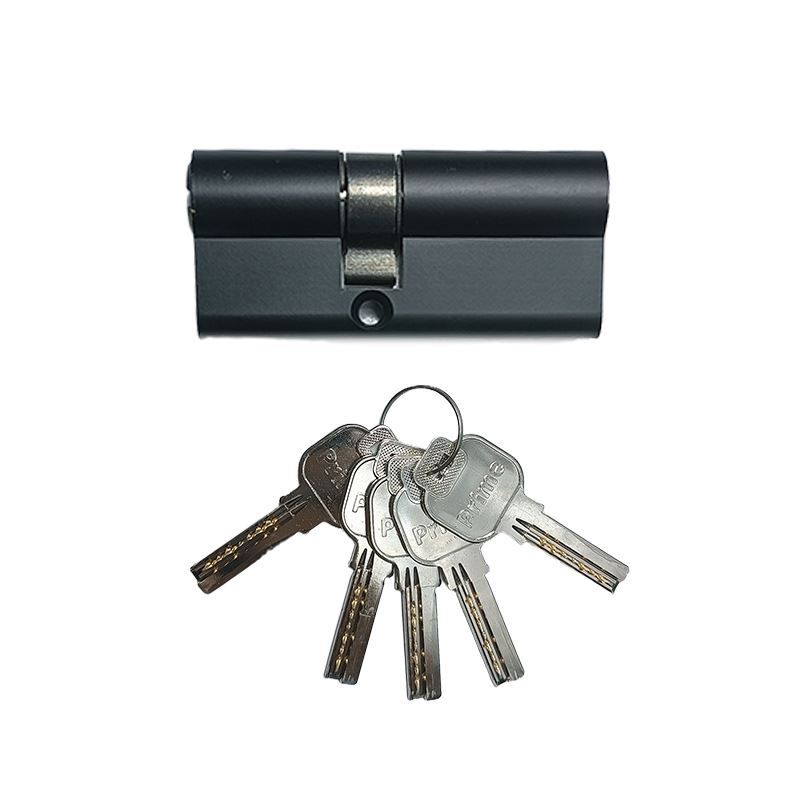 سیلندر لوکس 7 سانتی متری کلید کامپیوتری کنار مشکی کد 2782LX پرایم 1*E43  بابونه14*12