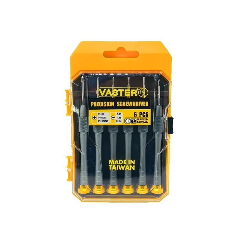 مجموعه 6 عددی پیچ گوشتی ساعتی مدل  VSP002 واستر VASTER 1*L32