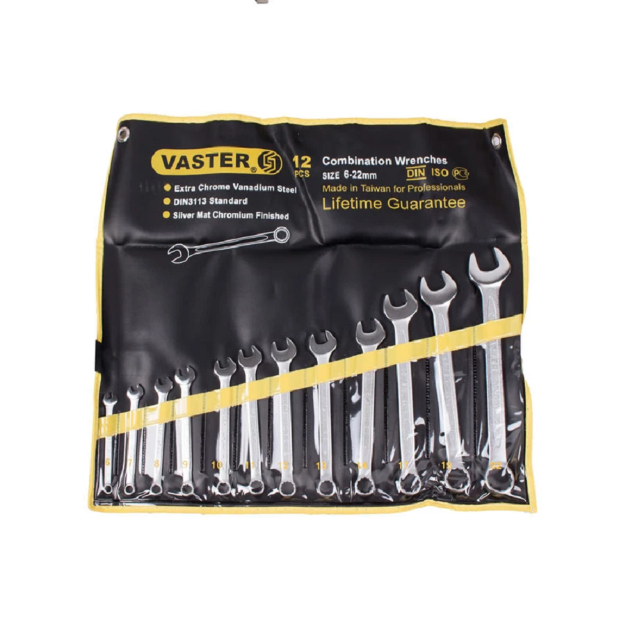 ست آچار یکسر رینگی 12 عددی تایوان واستر VASTER 1*L51