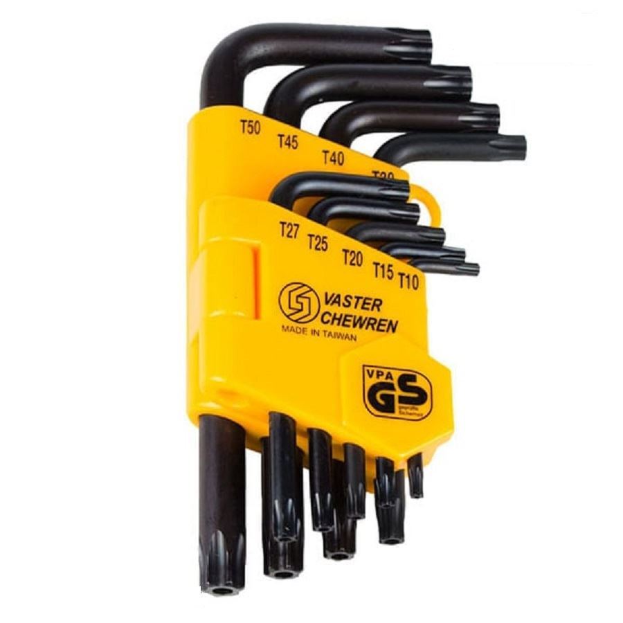 ست آچار آلن سری کوتاه ستاره ای کد VHC004 واستر VASTER 1*L42