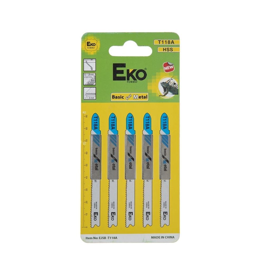 ست تیغه آهن عمودبر سری 5 عددی T118A S.A اکو EKO	