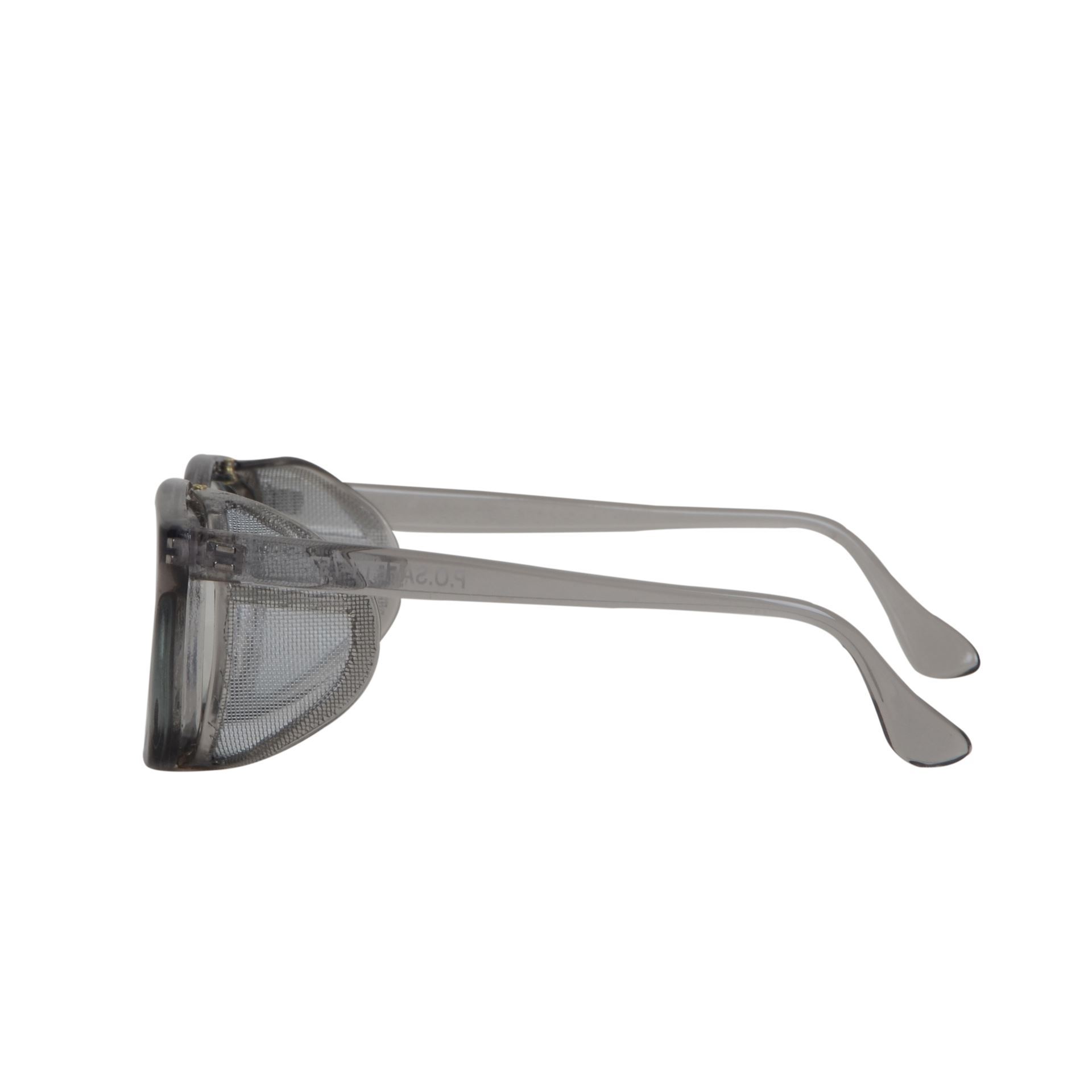 عینک ایمنی بغل توری سفید PARS OPTIC 1*G13