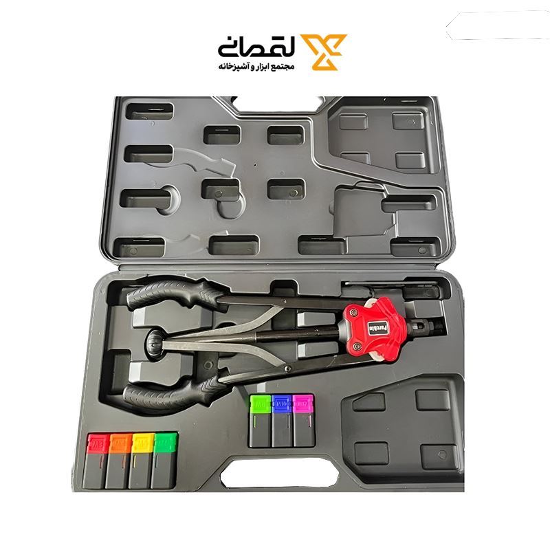 مهره پرچ کن دستی 3 تا 12 جعبه پلاستیکی کد P5312 1*M71