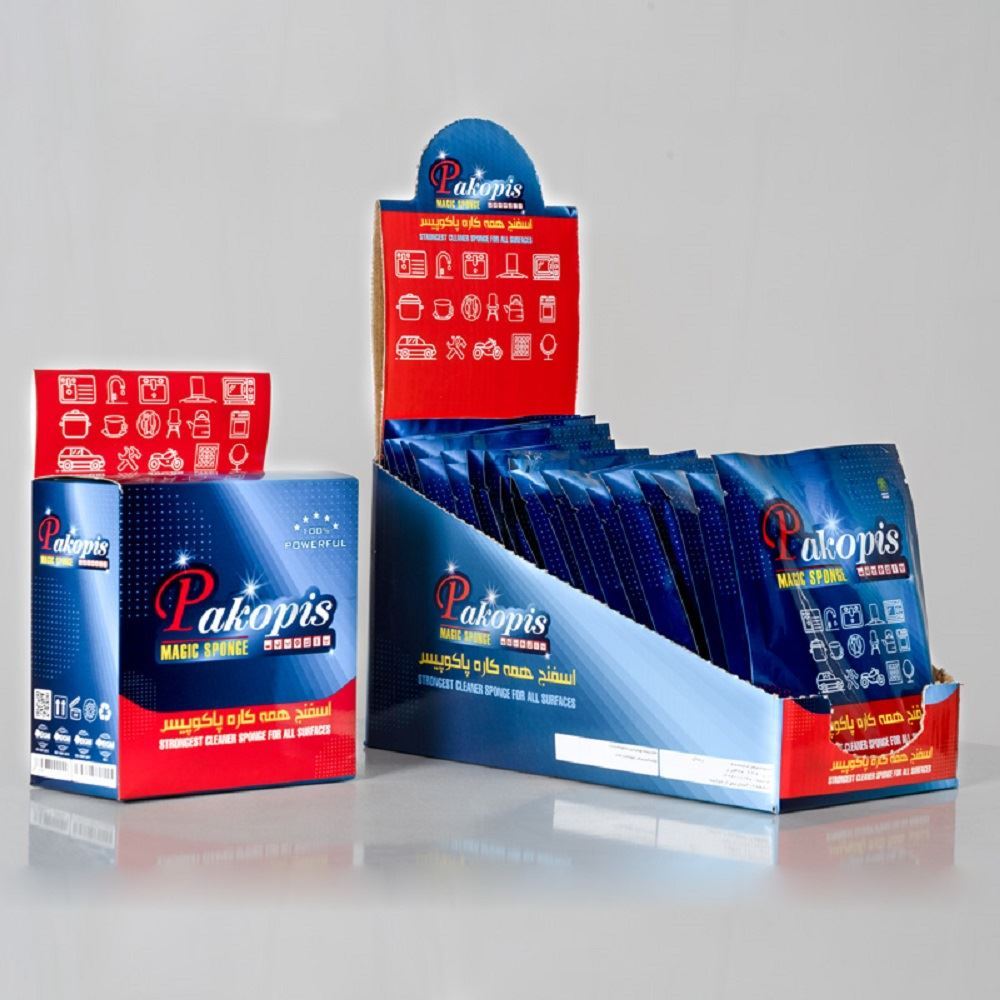 اسفنج همه کاره پاکوپیس PAKOPIS 1*G43       بنفشه9*12