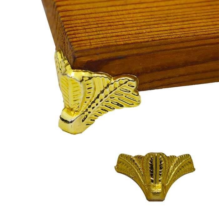 پایه فانتزی برگی کوچک طلایی 1* J22/4