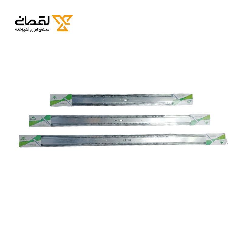 ریل ساچمه ای سه تکه 50 س.م گوفیکس G.F.X 1*Z01/2     بابونه5*12