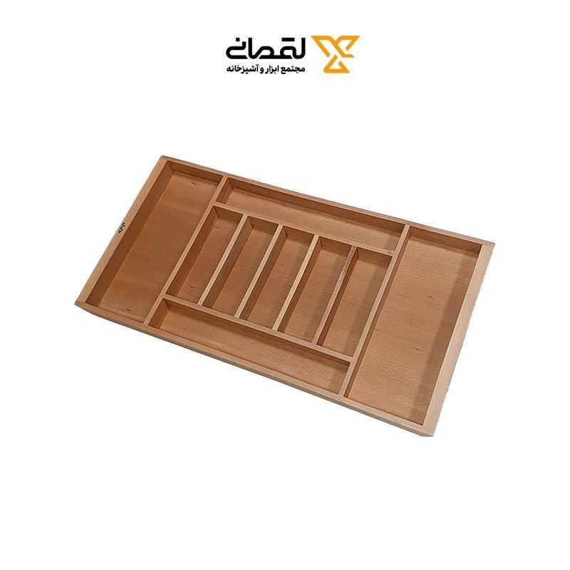 جا قاشق چنگال چوبی 90 راش صدرا 1*H71