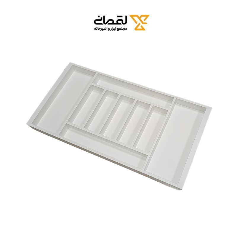 جا قاشق چنگال چوبی 90 سفید صدرا 1*H71