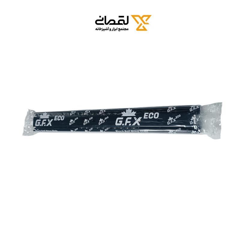 ریل سه تکه ساچمه ای 55 سانتی متری مشکی  کد 4510 گوفیکس G.F.X 1*D13   بابونه3*5