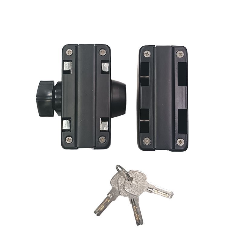 قفل شیشه میرال مشکی کد 03-826 گوفیکس G.F.X	