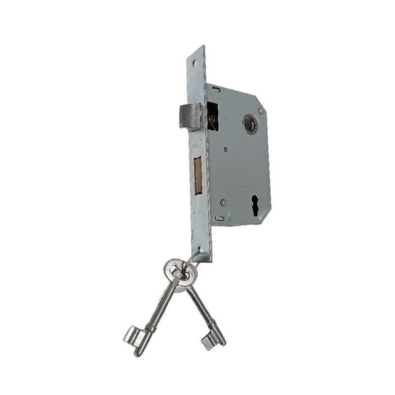ست قفل و دستگیره کلیدی راست کروم 910 کاسپین CASPIAN 1*C52