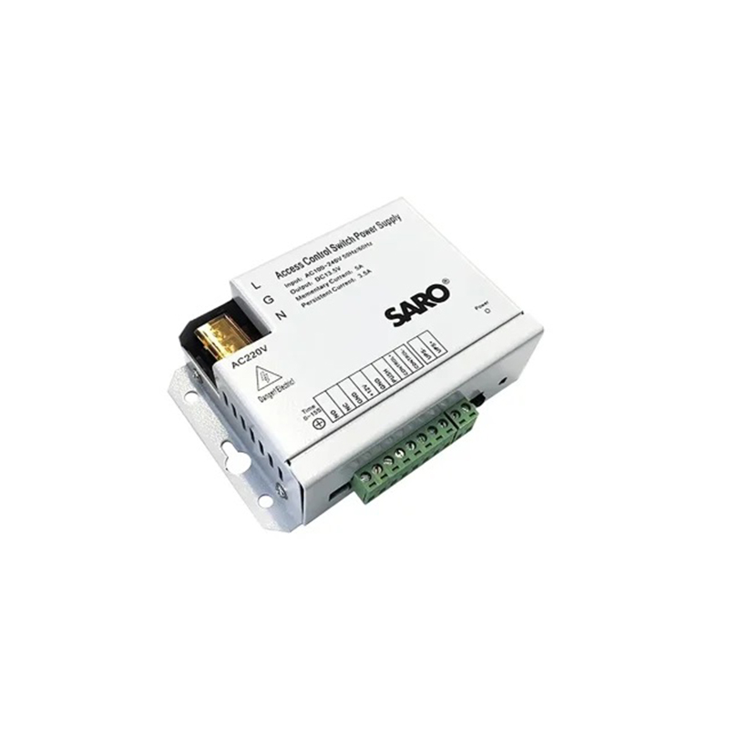 منبع تغذیه به همراه باطری کد P12V4 سارو SARO	
