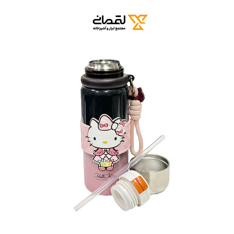 فلاسک کیتی مشکی کد 3166	