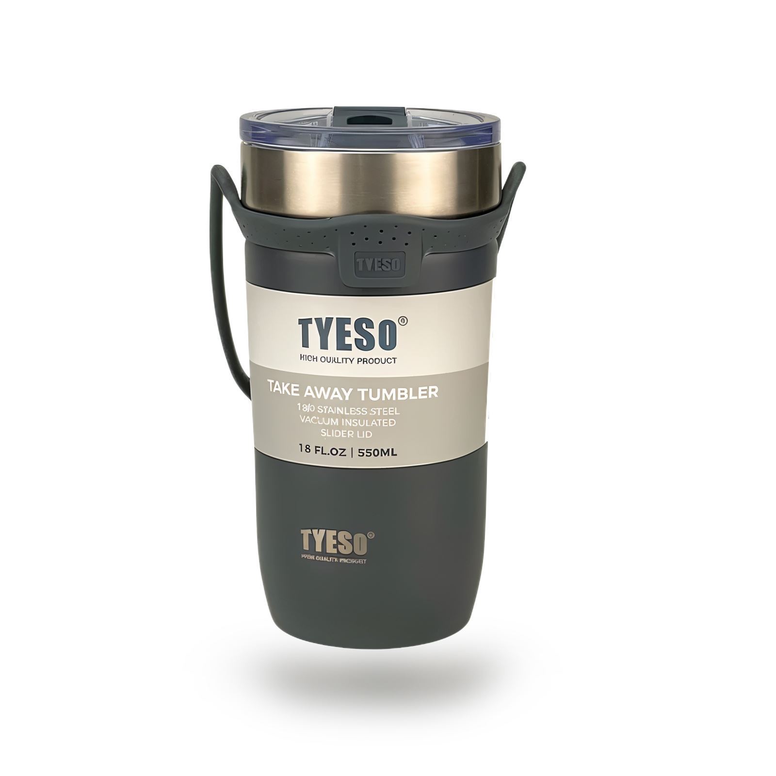تراول ماگ طوسی درب اکرولیک TYESO کد TS8766B 