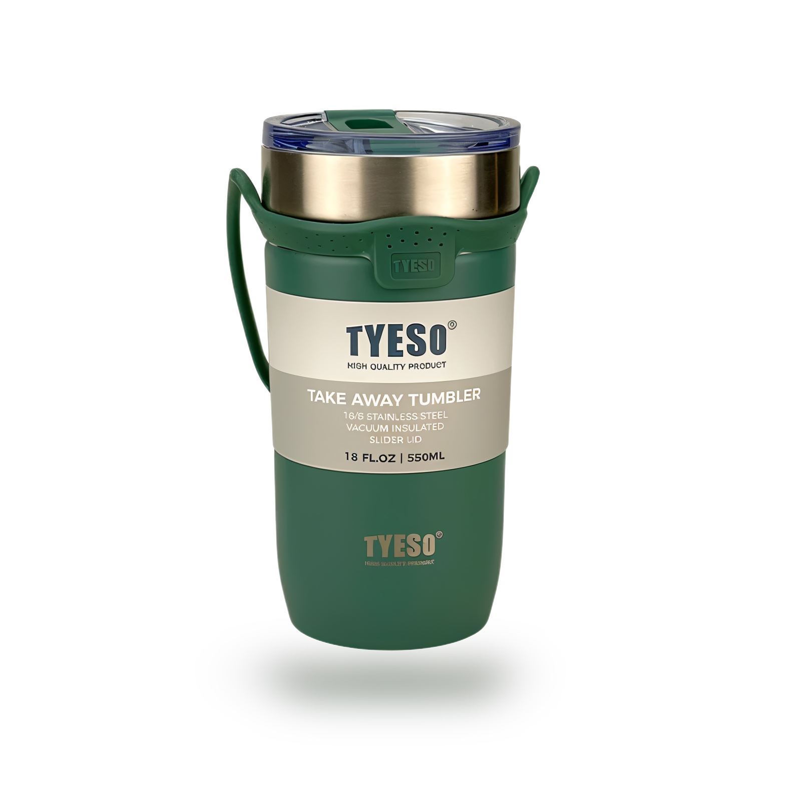 تراول ماگ سبز درب اکرولیک TYESO کد TS8766B 