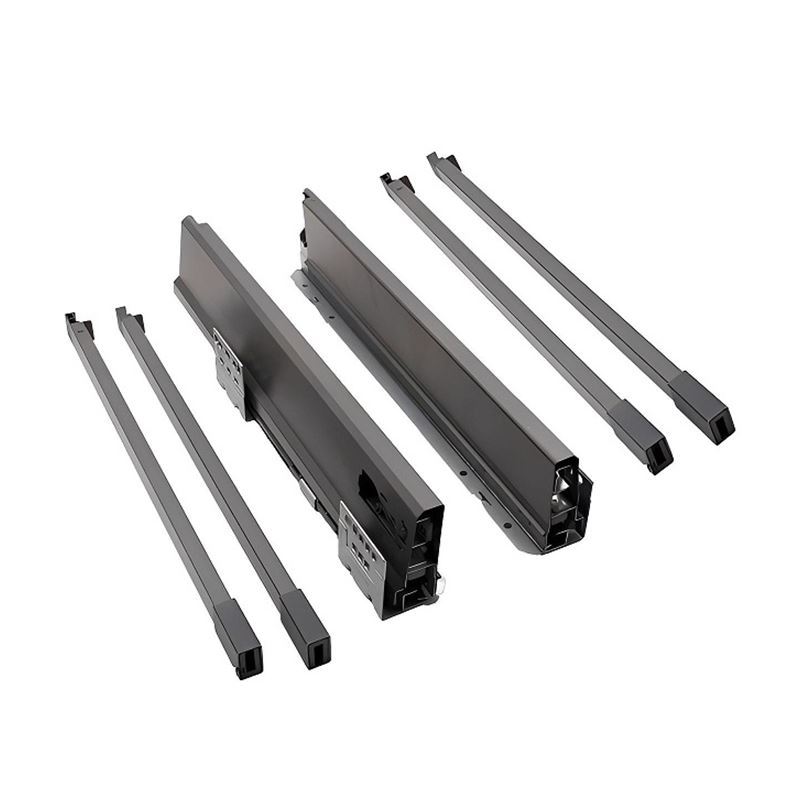 ریل تاندم باکس ملونی مدل یونی هوپر (عمق 50 بلند با 2میله گالری ) کد DBD1.500.DC4.DG 1*G51