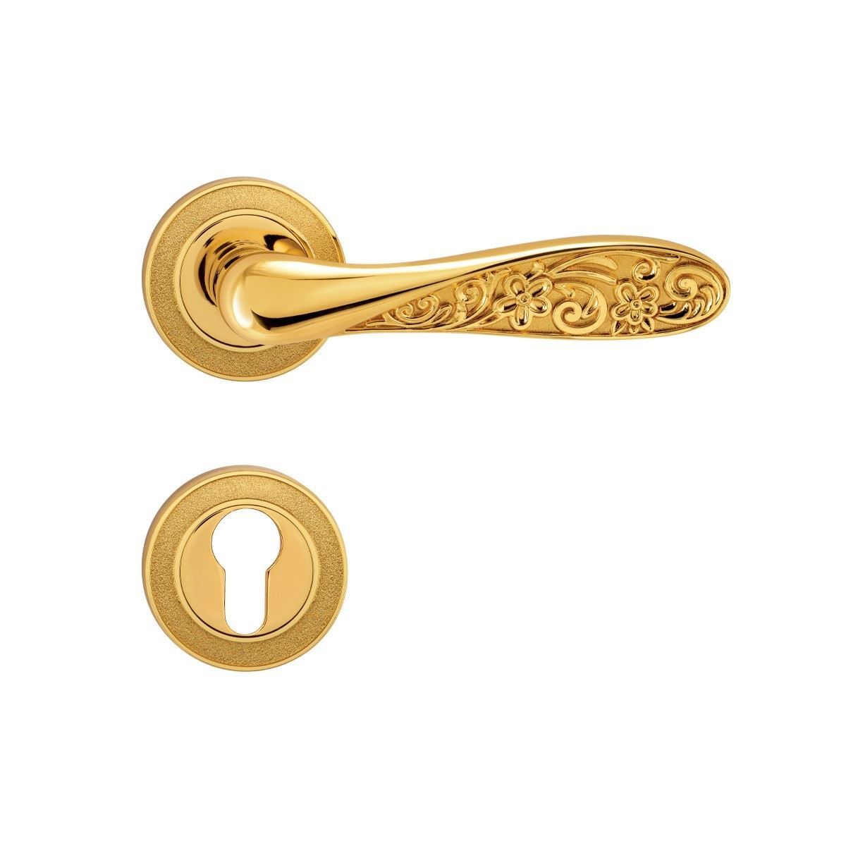 دستگیره روزت سوییچی طلایی مدل Jasmin SK پرایم (S.A) D42*1