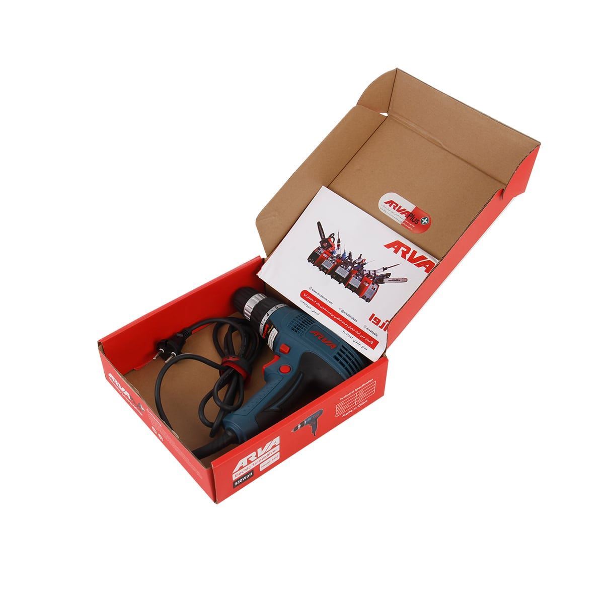 پیچ گوشتی برقی تک سرعته 350 وات مدل 5352 آروا ARVA 1*M23