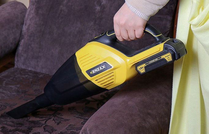 جارو شارژی 18 وات مدل KVC-118 کنزاکس KENZAX 