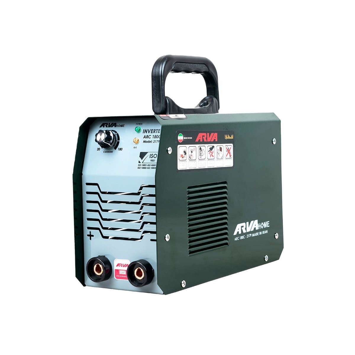 دستگاه جوش اینورتر مدل 2179 کد arc 180C آروا ARVA 1*A23
