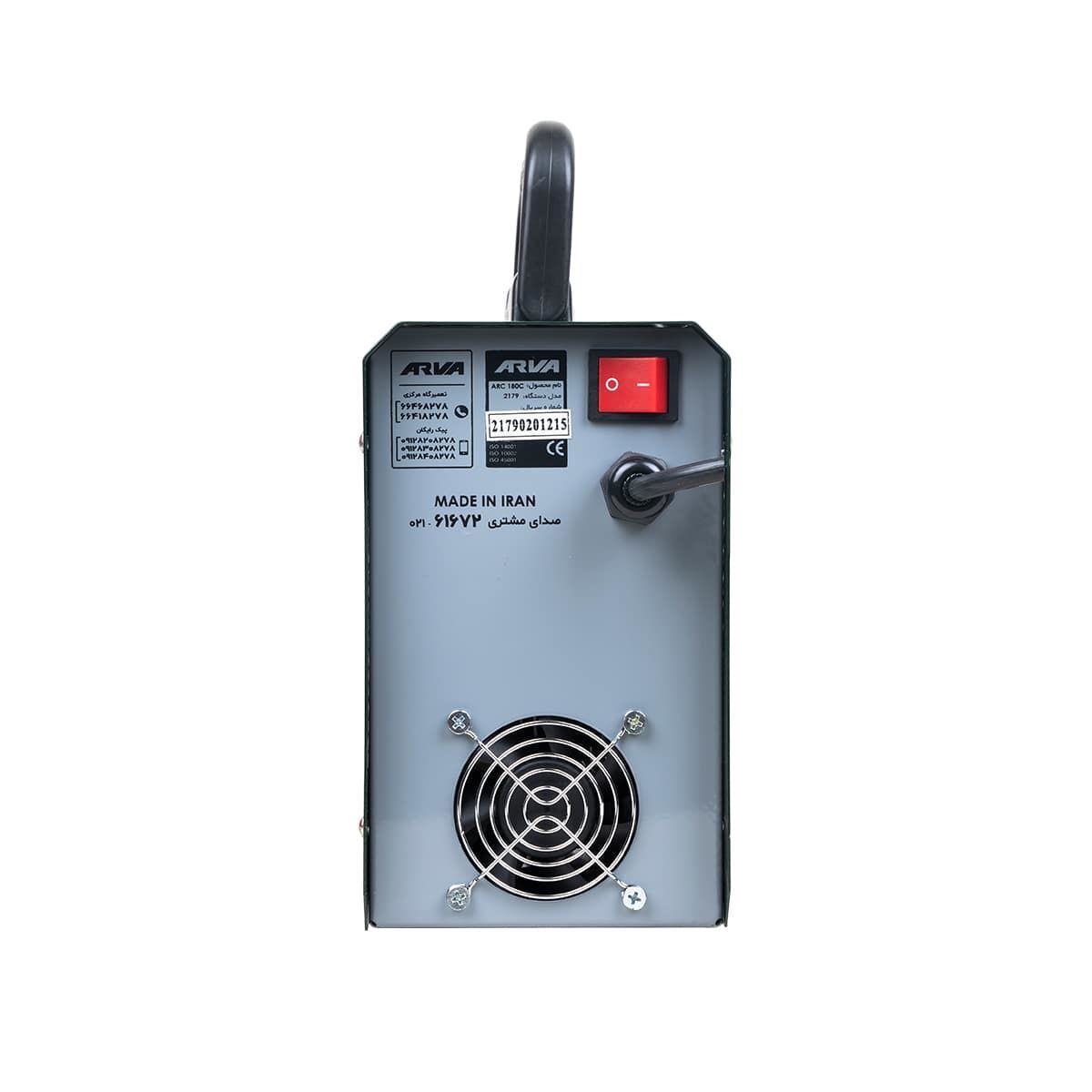 دستگاه جوش اینورتر مدل 2179 کد arc 180C آروا ARVA 1*A23