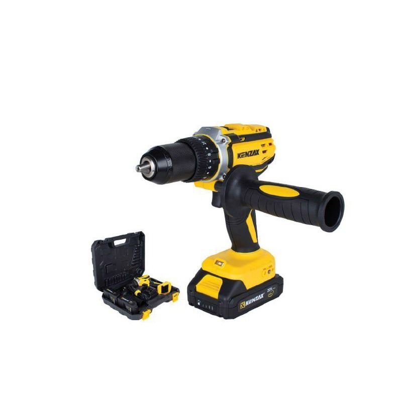 دریل پیچ گوشتی شارژی 20 ولت دو باطری مدل 8220-BMC کنزاکس KENZAX M22*1
