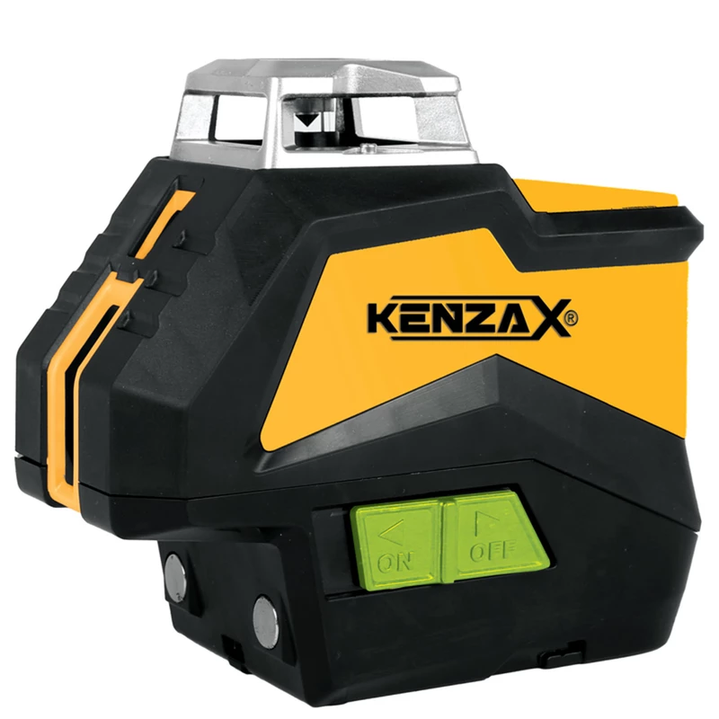 تراز لیزری 4 خط شارژی 360 درجه سبز مدل KLL-1146 کنزاکس KENZAX	