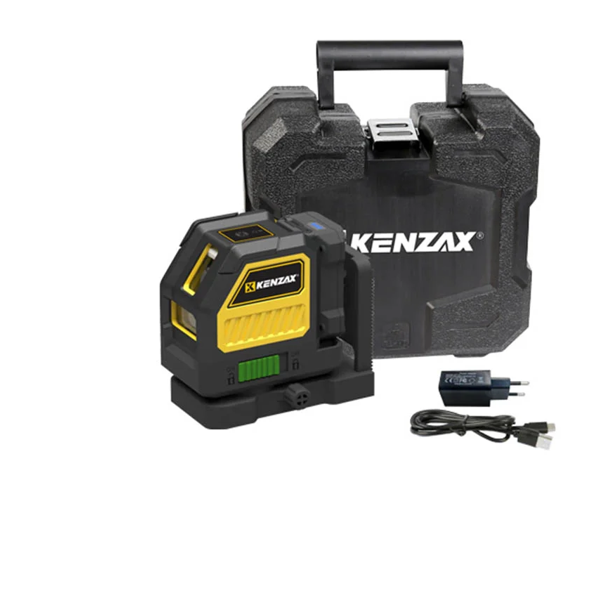 تراز لیزری دو خط سبز شارژی کد 1144P کنزاکس KENZAX 1*M33