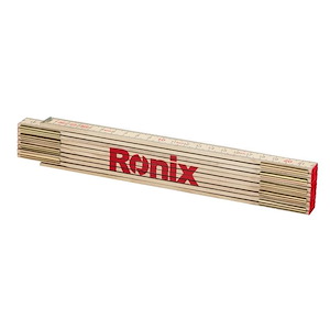 خط کش چوب تاشو 2 متری مدل RH-9715  رونیکس RONIX