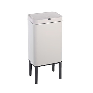 سطل زباله 20 لیتری باسنسور پایه دار خاستری مدل HTD121 پرایم PRIME