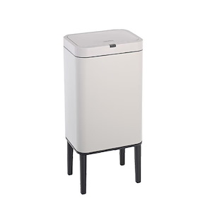 سطل زباله 9 لیتری باسنسور پایه دار مدل HTD101 خاکستری پرایم PRIME