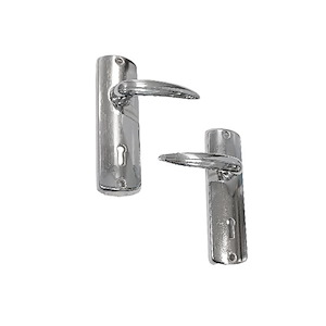 ست قفل و دستگیره کلیدی راست کروم 910 کاسپین CASPIAN