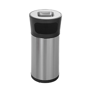 زیر سیگاری و سطل زباله 15 لیتری استیل مدل HT232 پرایم PRIME