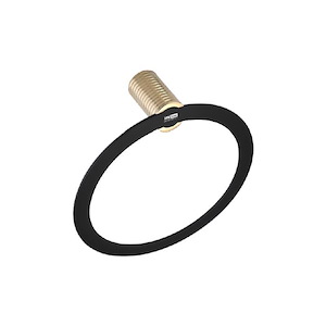 آویز حوله مدل HW398-5 مشکی طلایی پرایم PRIME