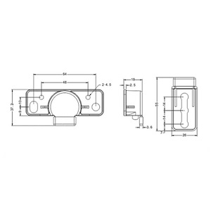 تاپ لاین EM1 تک درب روکار 15 کیلویی فانتونی K021