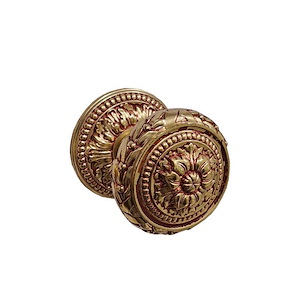 دستگیره حیاطی تک پیچ طلایی کد 10-911 S.A هرمس HERMES