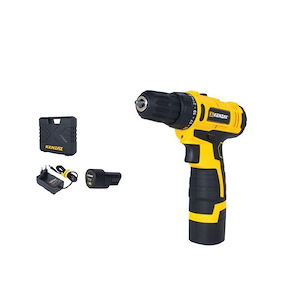 دریل پیچ گوشتی شارژی 12 ولت دو سرعته تک باطری کد BMC-8000 کنزاکس KENZAX