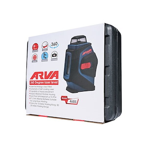 تراز لیزری 360 درجه 5 خط نور قرمز مدل 4685 آروا ARVA	
