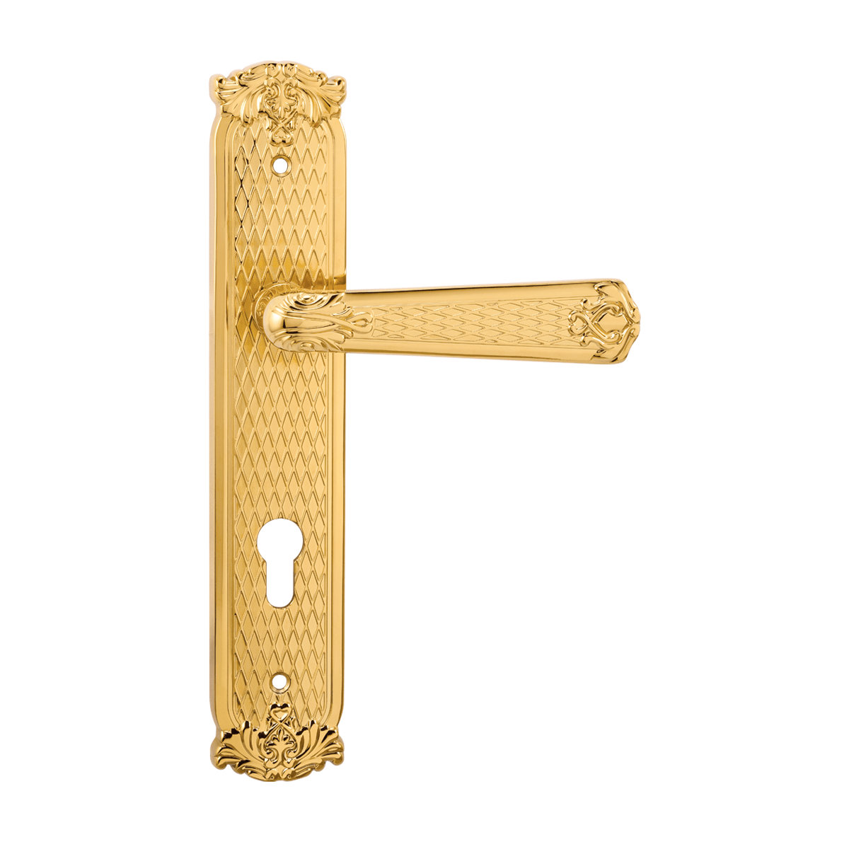 دستگیره پلاک سوییچی طلایی (PVD) کلاسیک مدل میلان MILAN پرایم PRIME 1*D51
