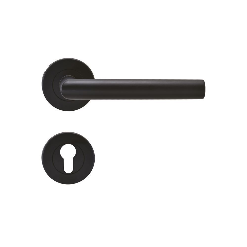 دستگیره روزت سوییچی استیل بیمارستانی  مشکی  SS1508 R پرایم D24*1   بابونه12*3